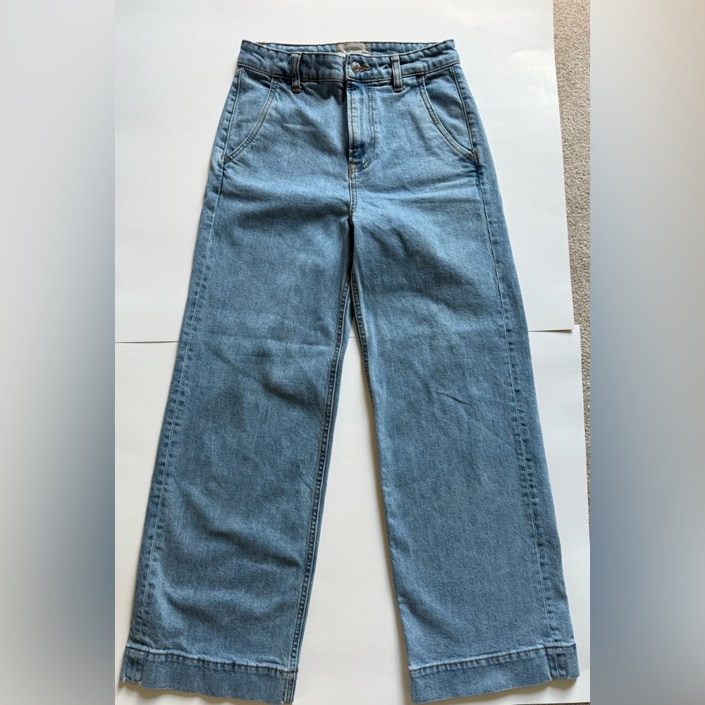 Everlane True Blue Denim Wide-Leg Jeans